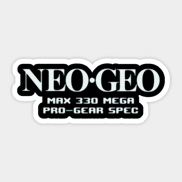 Neo Geo CRT Sticker by Secret Stash